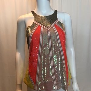 ALL SAINTS SEQUIN TOP